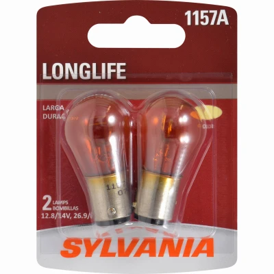 1156A Long Life Miniature Amber Bulb, 2-Pk.