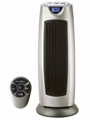 Ceramic Oscillating Tower Heater, 2 Settings, Remote Control
