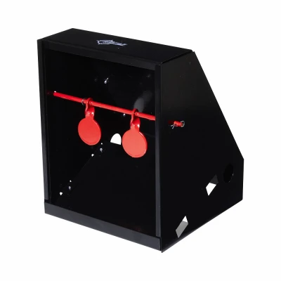 Air Gun Pellet Shooting Target & Trap, 7 x 7.5 In., Black