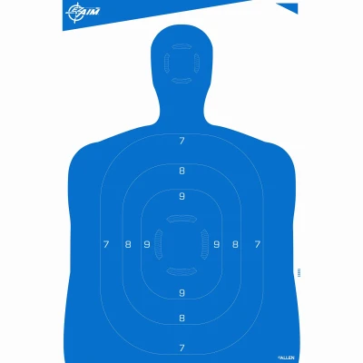 EZ Aim Paper Targets, Blue Silhouette, 23 x 35 In., 4-Pk.