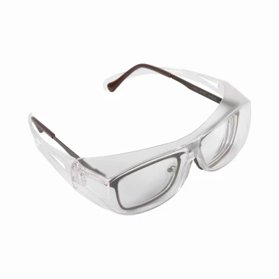 Shooting Safety Glasses Fits Over Prescription Eyeglasses, Clear