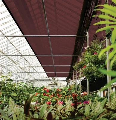 Sun Shade Cloth, Harvest Red, 6 x 20 Ft.
