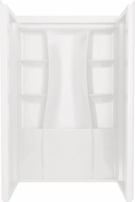 Classic 500 Shower Wall Set, Gloss White, 48 x 34 In.