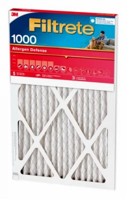 16x20 x 2 In. Allergen Defense Pleated Air Filter, 1000 MPR, 90 Days