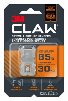 3M Claw 5PK 65LB Hanger