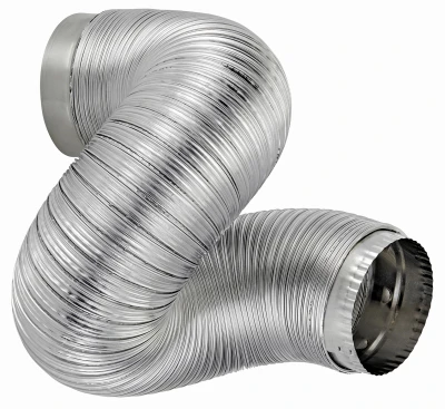 Rigiflex Clothes Dryer Transition Duct, Quick Connect, 4 In. x 2 Ft.