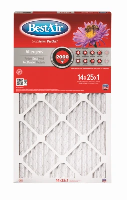 14x25 x 1 In. MERV 11 Furnace Filter, 90 Days