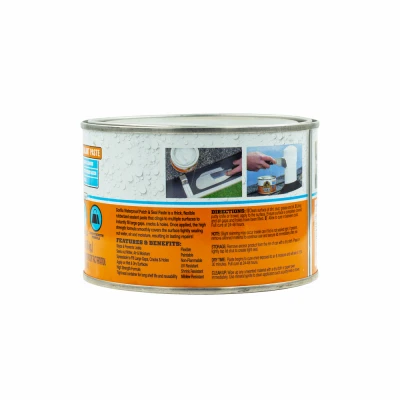 Waterproof Patch & Seal Paste, White, 1 Lb.