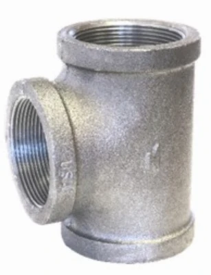 Galvanized Pipe Tee, 3 Inch, 150# Domestic Fitting