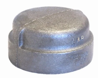 Galvanized Pipe Cap, 3 In.