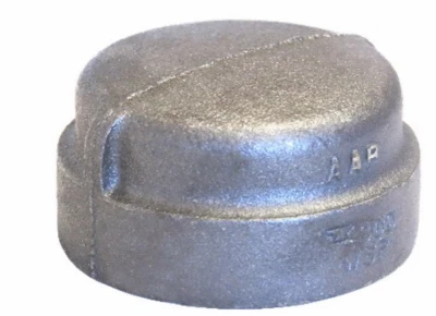 Galvanized Pipe Cap, 3 In.