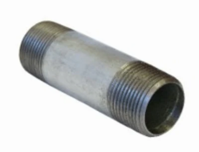 Galvanized Pipe Nipple, Schedule 40, 3 X 3 Inches, Lead-free