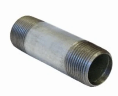Galvanized Pipe Nipple, Schedule 40, 3 X 4 Inch, Lead-free