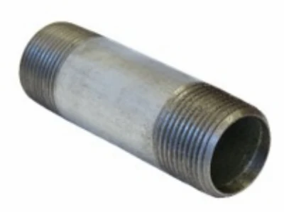 Galvanized Pipe Nipple, Schedule 40, 3 Inch X 12 Inch, Lead-free