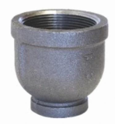 Galvanized Reducing Pipe Coupling, 3 X 2 Inch, 150# Domestic