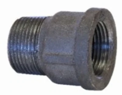 3 X 1-1/2 Inch Black Reducing Pipe Coupling, 150# Domestic Model