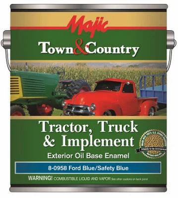 Town & Country Tractor, Truck & Implement Enamel Paint, Oil Base, Ford Blue, Gallon