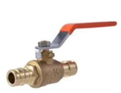 Expansion Ball Valve, Brass, 1/2 PEXA x 1/2 In.