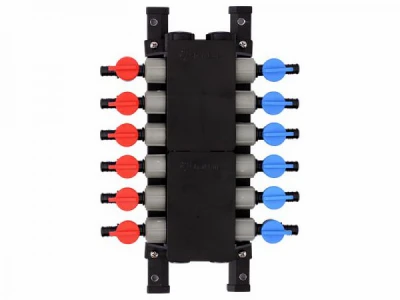 PEX Manifold Ball Valve, Poly, 12 Ports