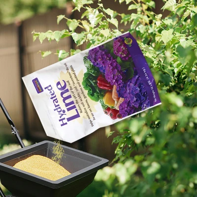 Hydrated Lime Powder, 10 Pounds Bag for Soil Treatment and Construction Use