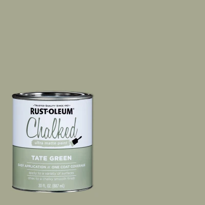 Chalked Ultra Matte Paint in Tate Green, 30 Ounce Container