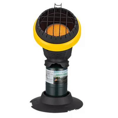 Portable Indoor Safe Propane Heater, 4,000 British Thermal Units, Compatible with 1-Pound Liquid Propane Tank
