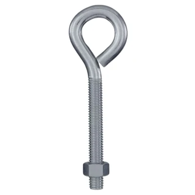 Eye Bolt, 300-lb Load, 1/2 X 6 Inch With Hex Nut