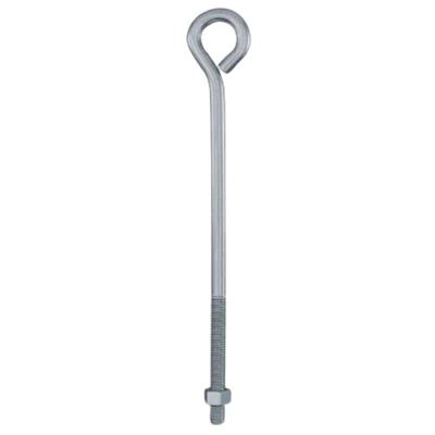 Eye Bolt with 300 Pound Load Capacity, 1/2 Inch Diameter by 12 Inch Length