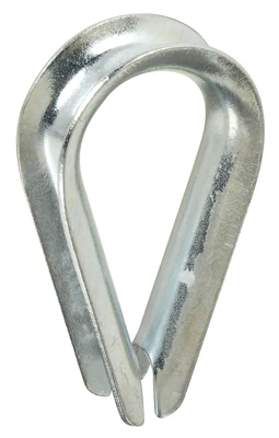 Wire Rope Thimble, Steel, 3/16 In.