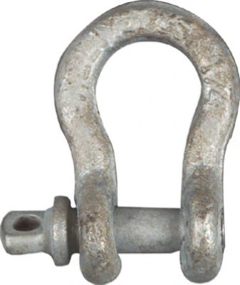 1/4 Inch Galvanized Steel Anchor Shackle - Heavy Duty, 1000 Lbs Safe Working Load