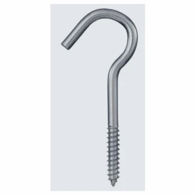 Hook & J Bolt, 215-lb Load, 5/16 X 5 Inch, Steel Wire