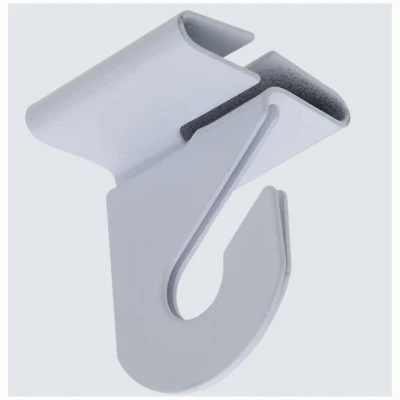 Suspended Ceiling Hook, 10-Lb. Load, White, 2-Pk.