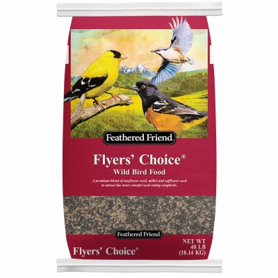 Flyers' Choice Wild Bird Food, 40 Lb. Bag