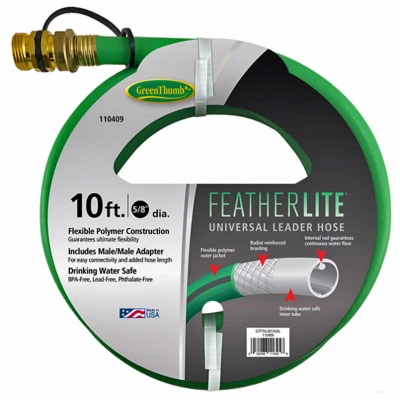 FeatherLite Leader Hose, 5/8 In. x 10 Ft.