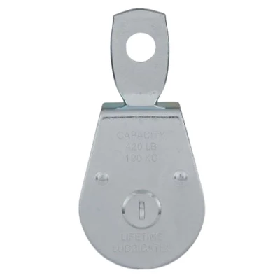 Swivel Pulley with 420 Pound Load Capacity, 1.5 Inch Diameter