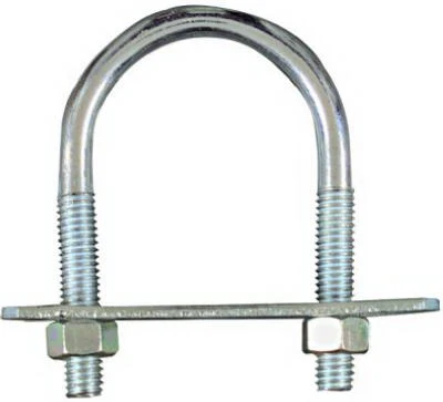 Stainless Steel U Bolt With Plate & Bolts, 3/8 X 3-7/16 X 4-9/16 In.