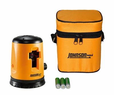 Self-Leveling Cross-Line Laser Level with Batteries and Carrying Case