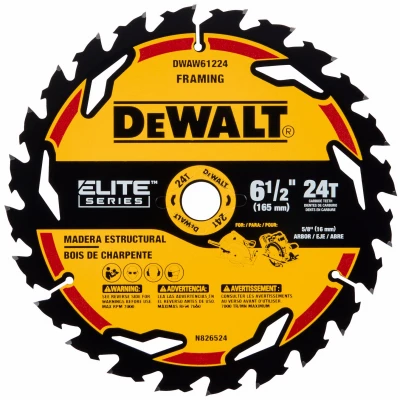 Elite Series Circular Saw Blade, 24-Tooth x 6-1/2 In.