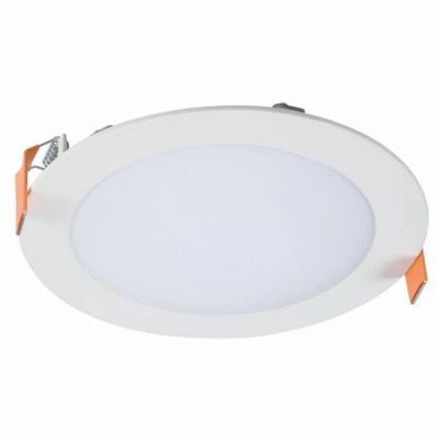 LED Recessed Light, Direct Mount, Dimmable, White, 6 In.