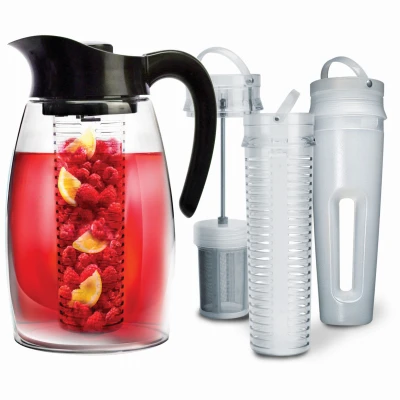 Primula Flavor It Tea Pitcher & Flavor Infuser, 2.9 Qts.