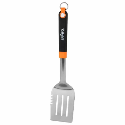 Deluxe Stainless Steel Grill Spatula with Long Handle for Barbecue and Outdoor Cooking