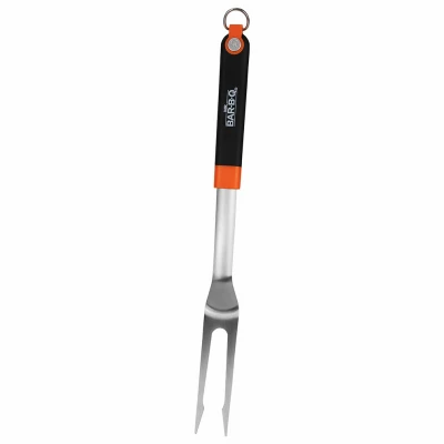 Deluxe Stainless Steel Grill Fork with Long Handle for Barbecue and Cooking