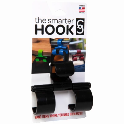 Black Utility Hook and Hanger with Fourteen Pound Weight Capacity