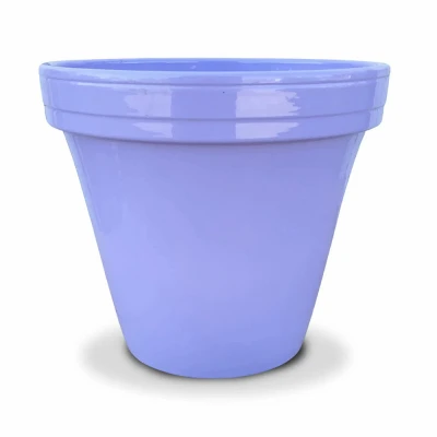 Ceramic Planter, Lilac, 4.5 Inch - Standard Design For Indoor And Outdoor Use