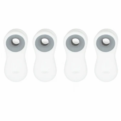 Good Grips All-Purpose Magnetic Clips, White, 4-Pk.