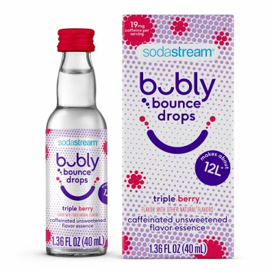 Bubly Bounce Triple Berry Fruit Drops, 40 ml