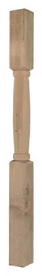 4 In. X 4 In. X 54 In. Treated Colonial Newel Post For Stairs And Railings