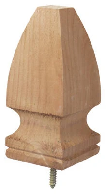 Gothic Post Top, Wood