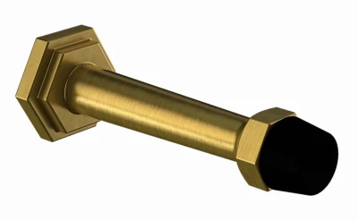 Powell Door Stop, Brushed Gold