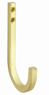 Reed Wall Hook, Brushed Gold